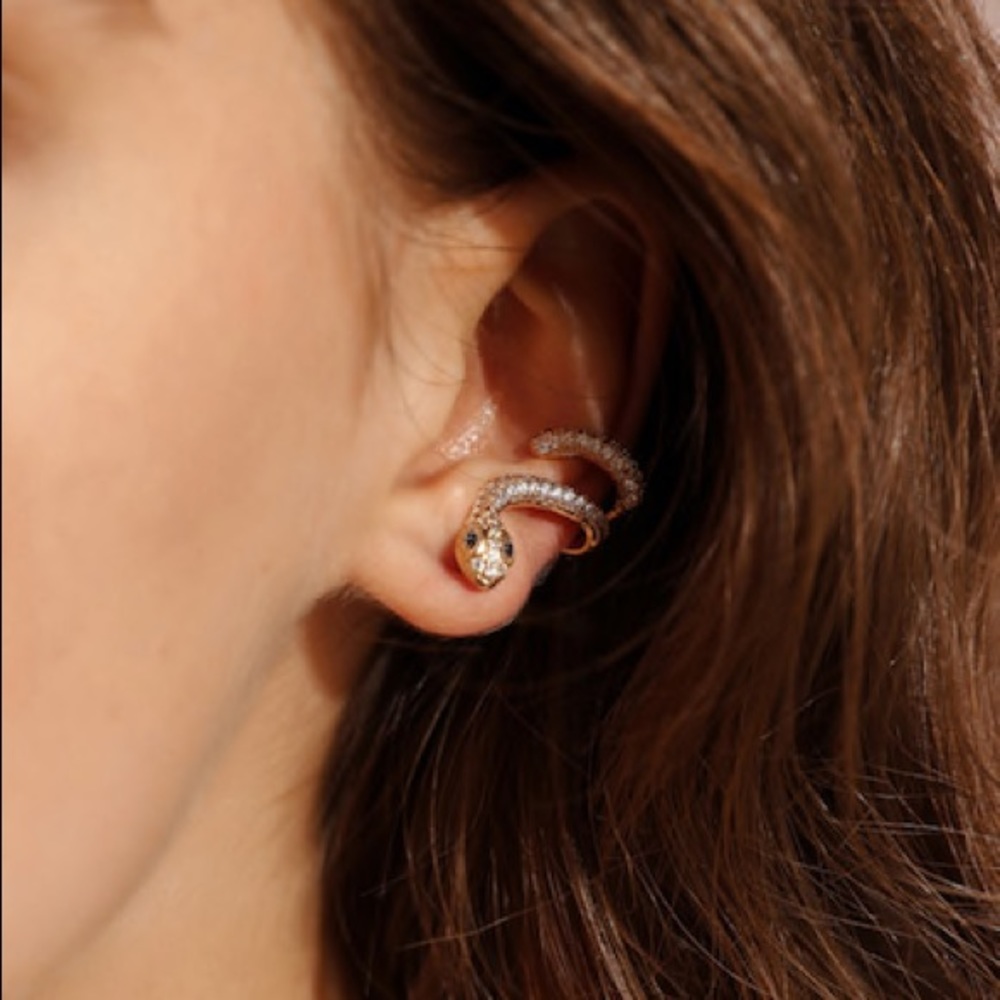Snake Wrap Around Earrings